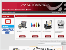 Tablet Screenshot of macromatica.com